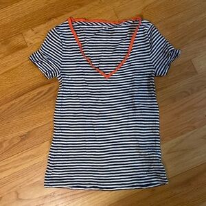 Navy striped J Crew t-shirt